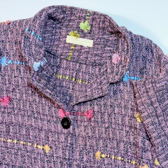 Kathy Edelman Hand Woven Fiber Jacket Small/Medium (approx) - Picture 7 of 9